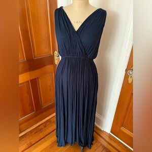 Banana Republic Elegant Navy Blue Dress